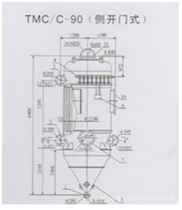 高壓負(fù)壓圓筒除塵器,